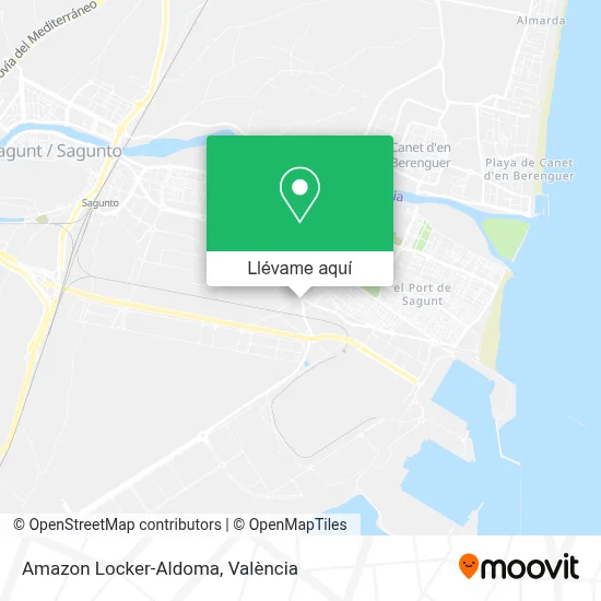 Mapa Amazon Locker-Aldoma