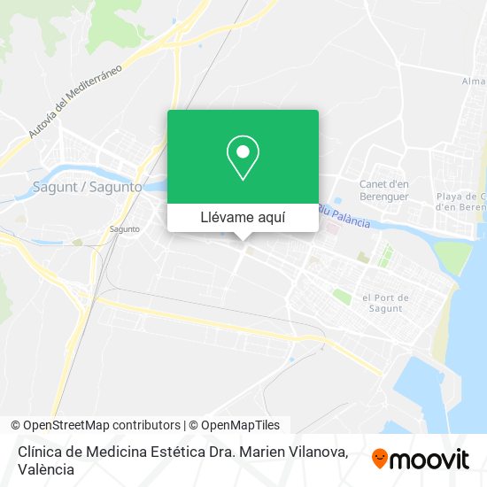 Mapa Clínica de Medicina Estética Dra. Marien Vilanova