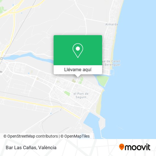 Mapa Bar Las Cañas