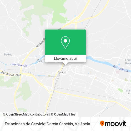 Mapa Estaciones de Servicio García Sanchis