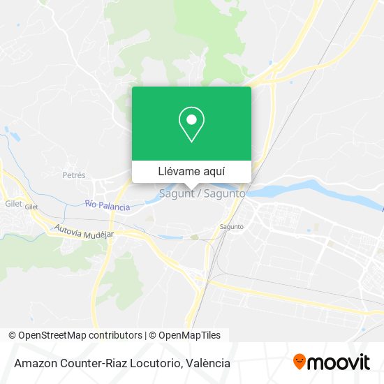 Mapa Amazon Counter-Riaz Locutorio