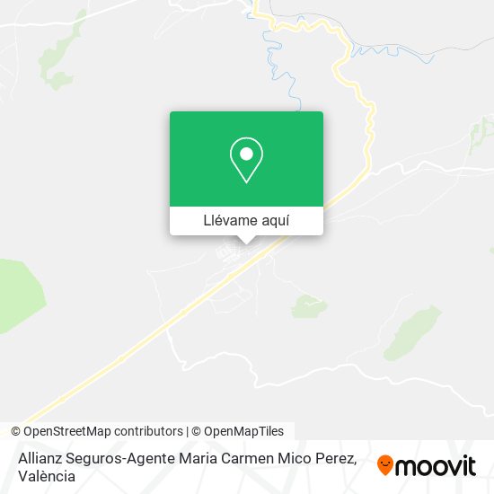 Mapa Allianz Seguros-Agente Maria Carmen Mico Perez