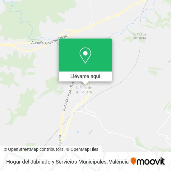 Mapa Hogar del Jubilado y Servicios Municipales