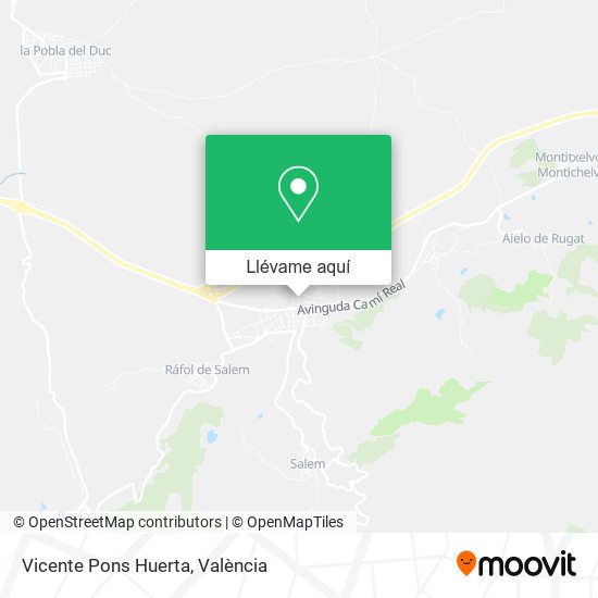 Mapa Vicente Pons Huerta