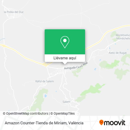 Mapa Amazon Counter-Tienda de Miriam