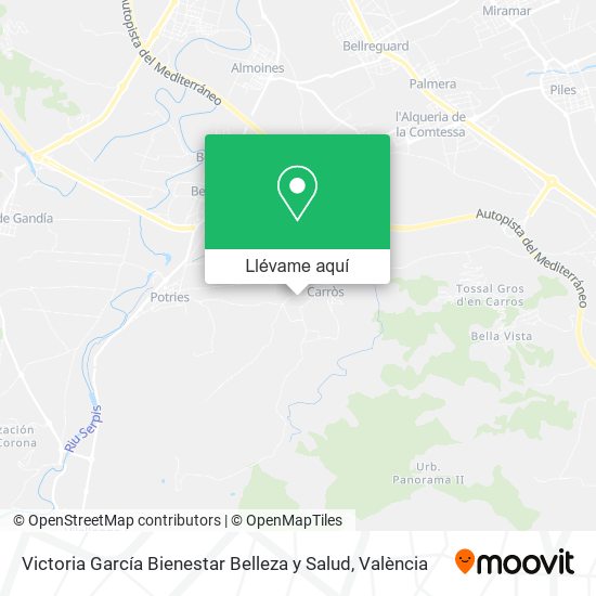 Mapa Victoria García Bienestar Belleza y Salud