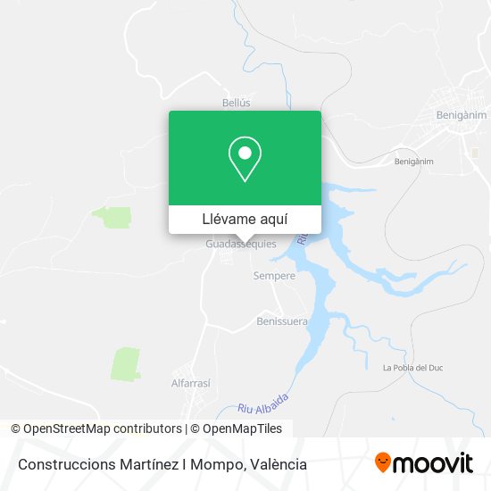 Mapa Construccions Martínez I Mompo