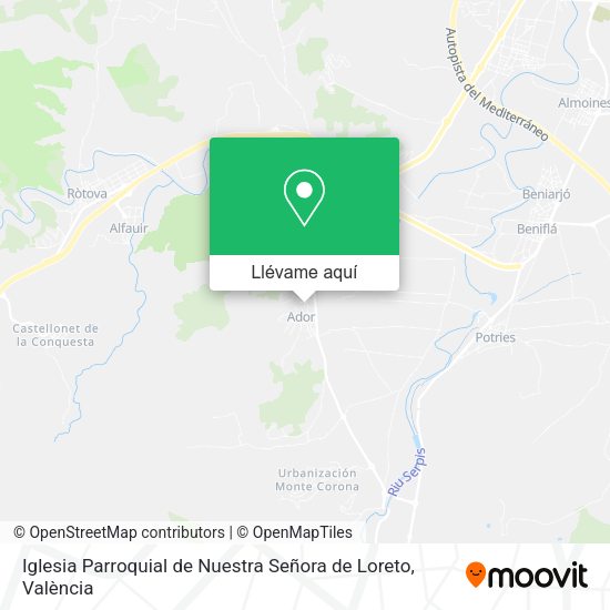 Mapa Iglesia Parroquial de Nuestra Señora de Loreto