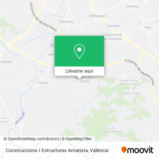 Mapa Construccions I Estructures Amatista