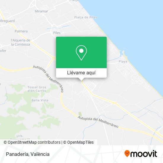 Mapa Panadería