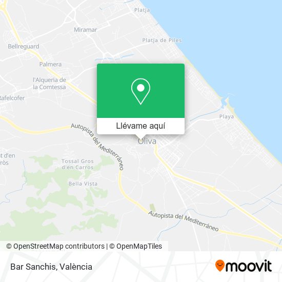 Mapa Bar Sanchis