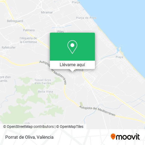 Mapa Porrat de Oliva