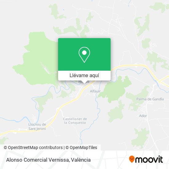 Mapa Alonso Comercial Vernissa