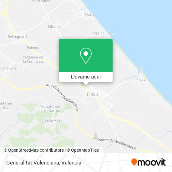 Mapa Generalitat Valenciana