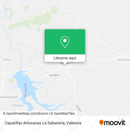 Mapa Zapatillas Artesanas La Sabateria