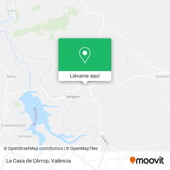 Mapa La Casa de L'Arrop