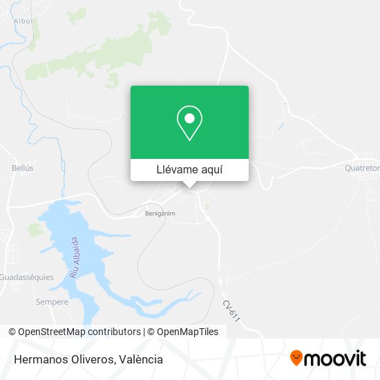 Mapa Hermanos Oliveros