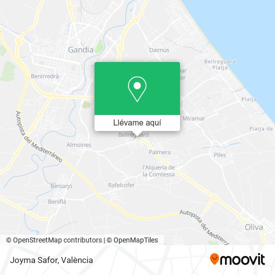 Mapa Joyma Safor