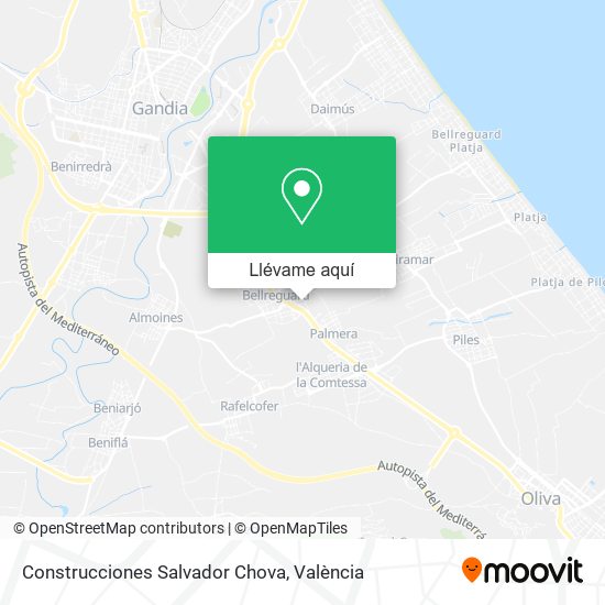 Mapa Construcciones Salvador Chova