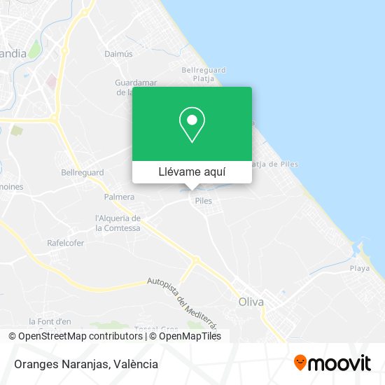 Mapa Oranges Naranjas
