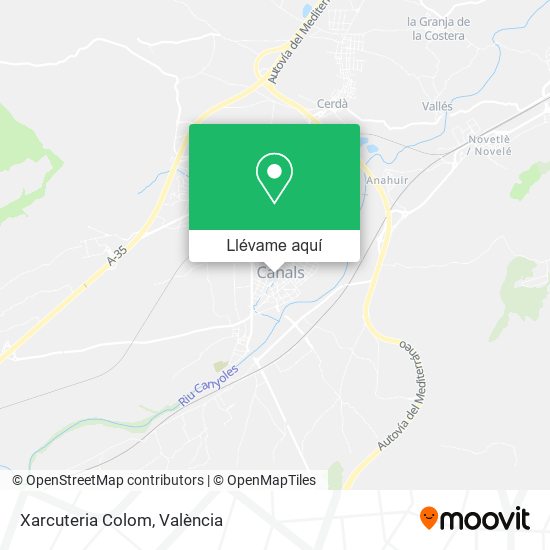 Mapa Xarcuteria Colom