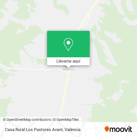 Mapa Casa Rural Los Pastores Avant