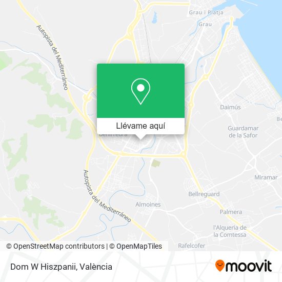 Mapa Dom W Hiszpanii