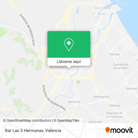 Mapa Bar Las 3 Hermanas