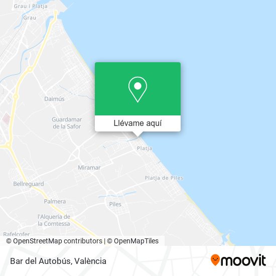 Mapa Bar del Autobús