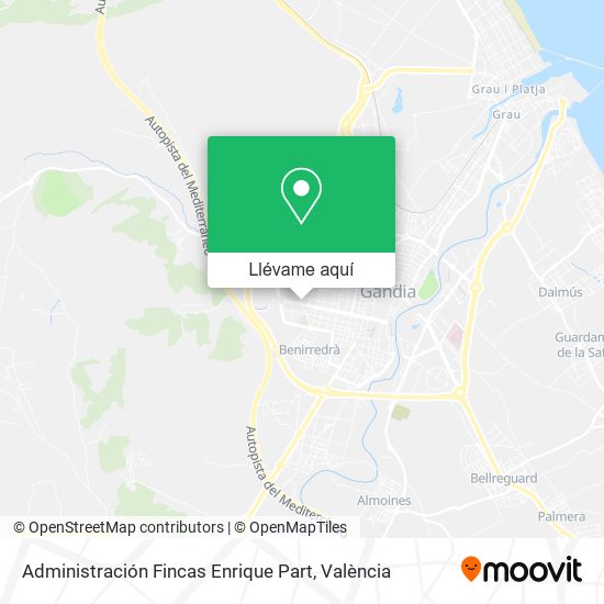 Mapa Administración Fincas Enrique Part