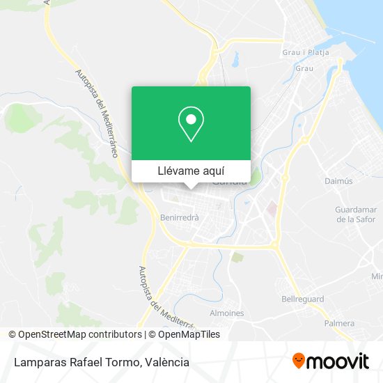 Mapa Lamparas Rafael Tormo