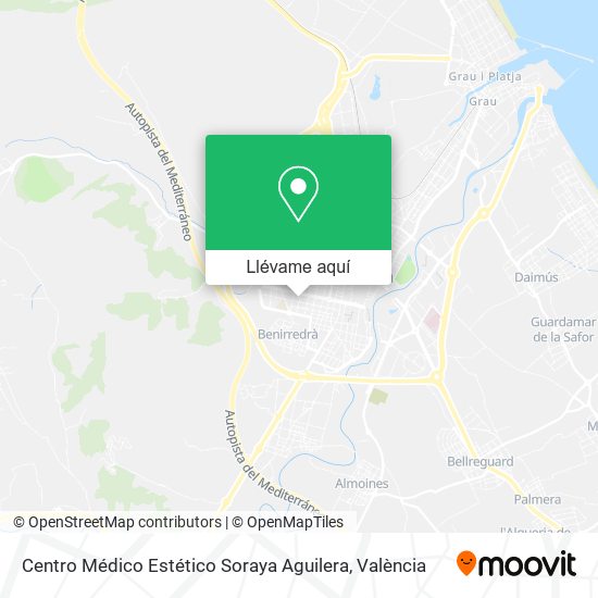 Mapa Centro Médico Estético Soraya Aguilera