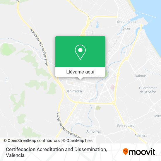 Mapa Certifecacion Acreditation and Dissemination