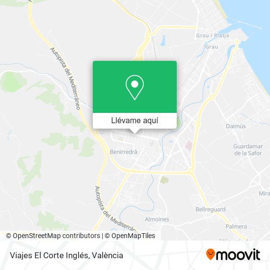 Mapa Viajes El Corte Inglés