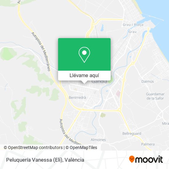 Mapa Peluquería Vanessa (Eli)