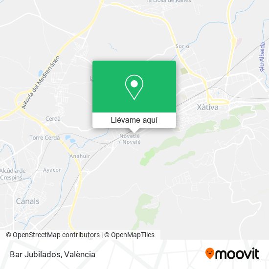 Mapa Bar Jubilados