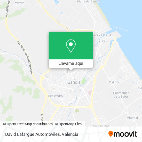 Mapa David Lafargue Automóviles