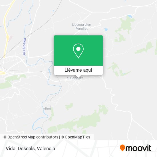 Mapa Vidal Descals
