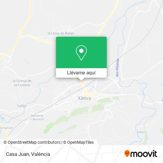 Mapa Casa Juan