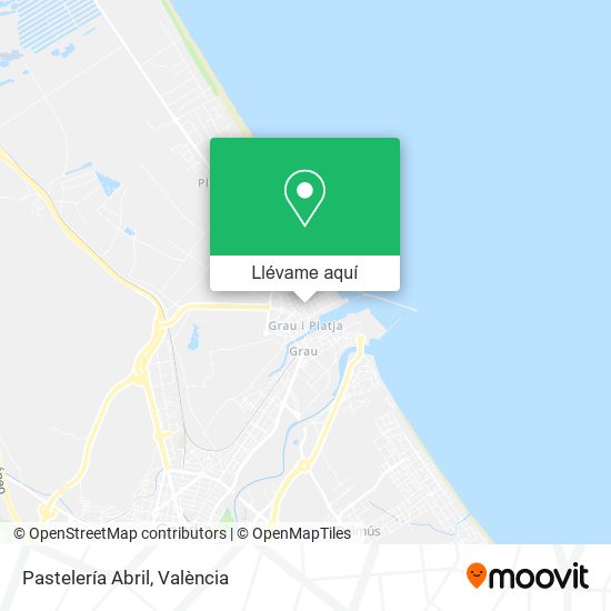 Mapa Pastelería Abril