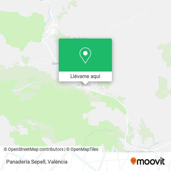 Mapa Panadería Sepell