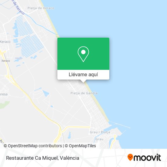 Mapa Restaurante Ca Miquel