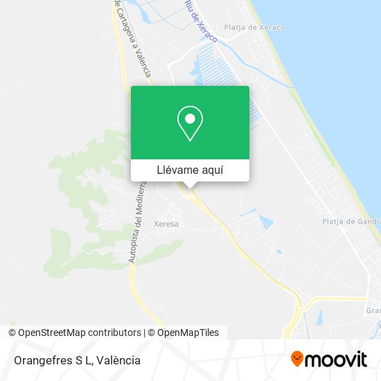 Mapa Orangefres S L
