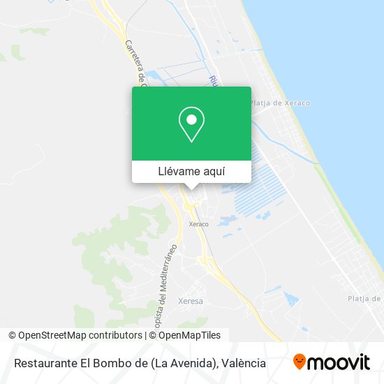 Mapa Restaurante El Bombo de (La Avenida)