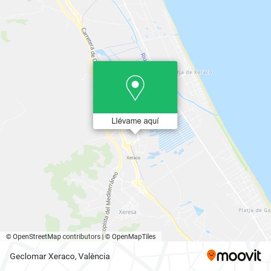 Mapa Geclomar Xeraco