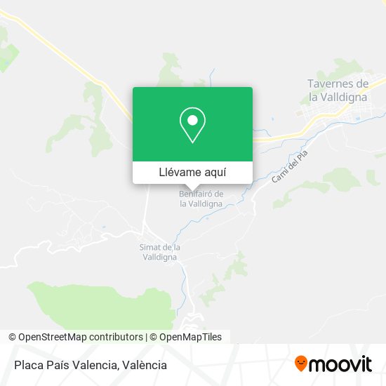 Mapa Placa País Valencia