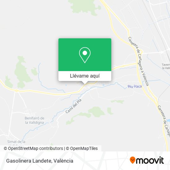 Mapa Gasolinera Landete