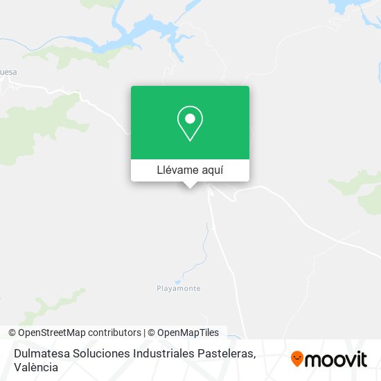 Mapa Dulmatesa Soluciones Industriales Pasteleras