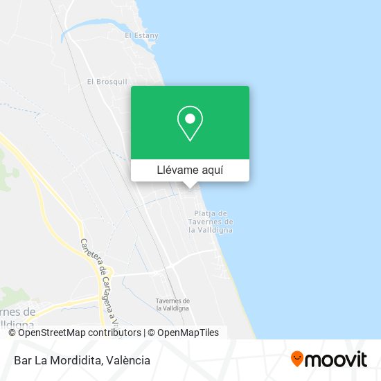 Mapa Bar La Mordidita