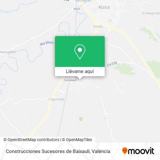 Mapa Construcciones Sucesores de Baixauli